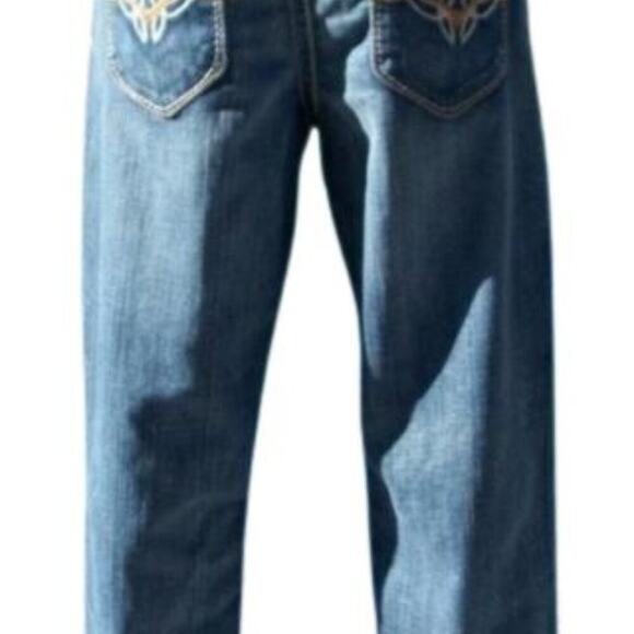 Cache Denim Embroidery Embellished Jean Pant Ankle Crop Stretch New NWT $98 - Picture 5 of 6